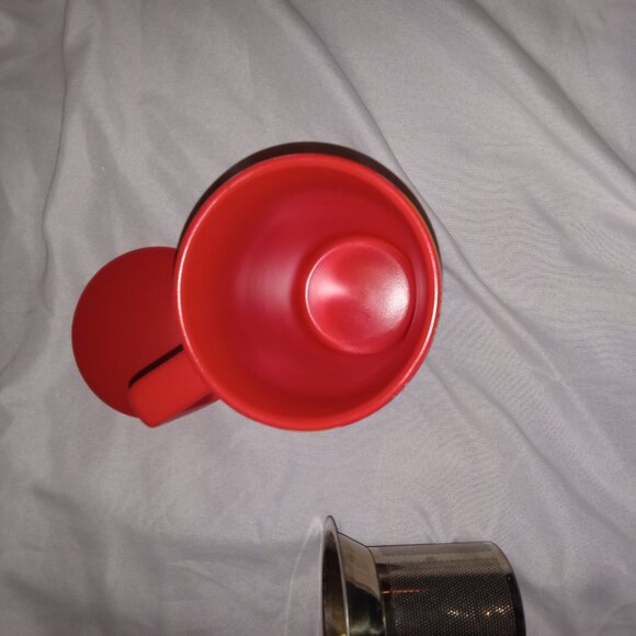 Floral Print Tea Mug Infuser for Loose Leaf Tea - Picture 2 of 3